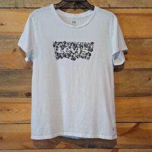 Levi's White Short Sleeve Tee